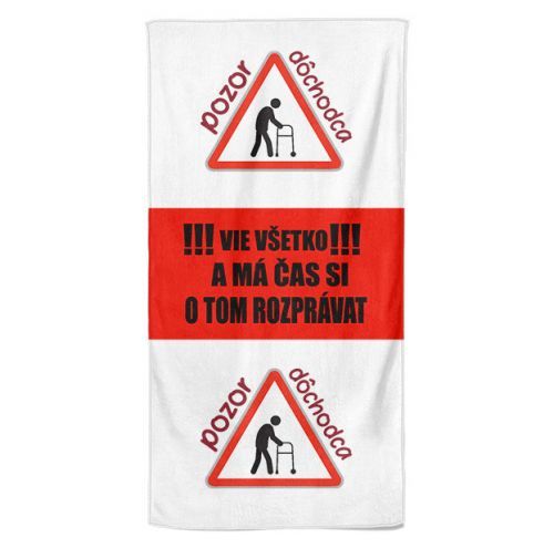 Osuška Pozor dôchodca