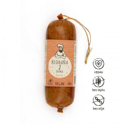 Klobaňa 2 údená klasik – vegan, 250 g