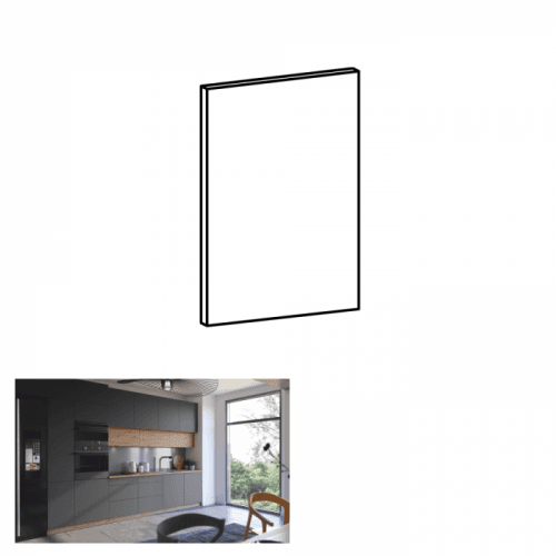 Dvířka na myčku LANGEN 59,6 x 57 Tempo Kondela Šedá