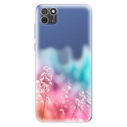 Odolné silikónové puzdro iSaprio - Rainbow Grass - Honor 9S
