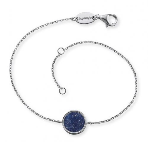 Engelsrufer Strieborný náramok s lazurit ERB-Lilge-LP