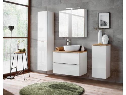 COM Kúpeľňová zostava CAPRI / biela