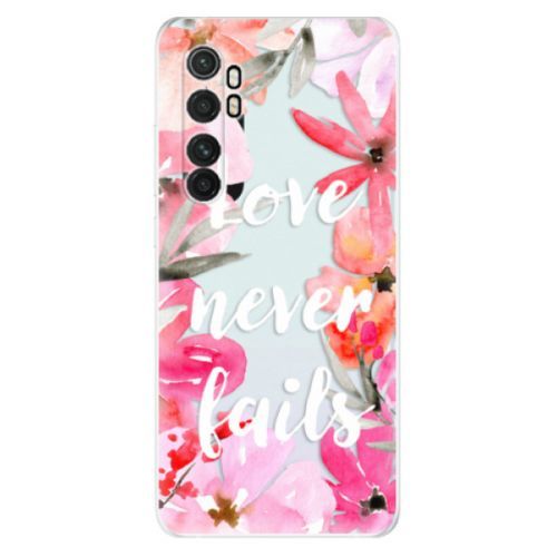 Odolné silikónové puzdro iSaprio - Love Never Fails - Xiaomi Mi Note 10 Lite
