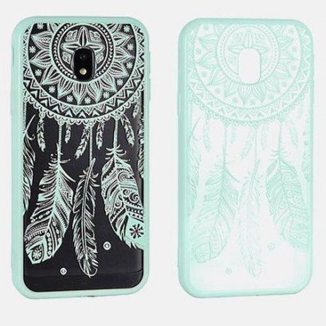 MG Lace Pattern 3 plastový kryt na Huawei P9 Lite 2017, modrý