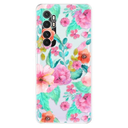 Odolné silikónové puzdro iSaprio - Flower Pattern 01 - Xiaomi Mi Note 10 Lite