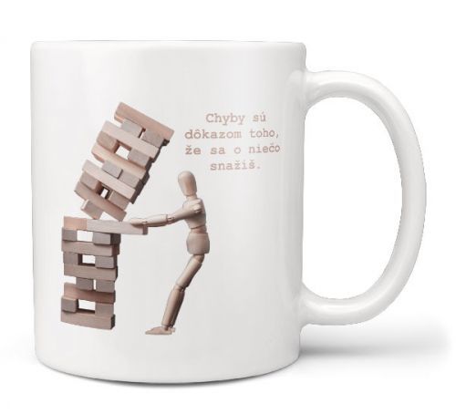 Hrnček Chyby sú dôkazom