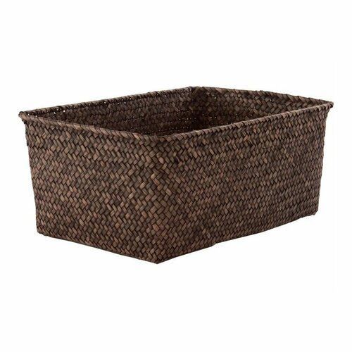 Compactor Ručne pletený úložný košík KITO 30 x 20 x 13 cm, hnedá