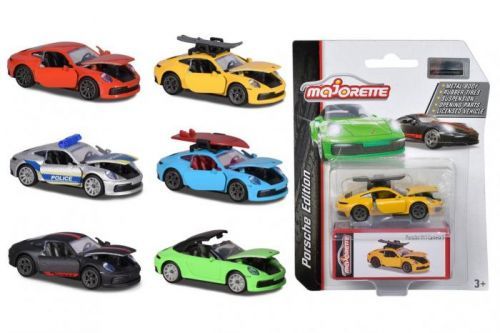 Majorette Autíčko Porsche Deluxe, 6 druhov, 7,5 cm