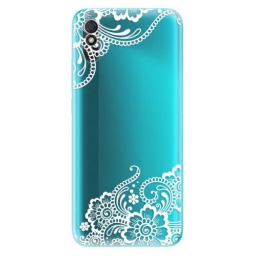 Odolné silikónové puzdro iSaprio - White Lace 02 - Xiaomi Redmi 9A
