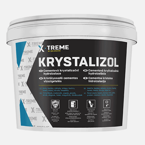 Den Braven KRYSTALIZOL Cementová kryštalizačná hydroizolácia - šedá - 20 kg