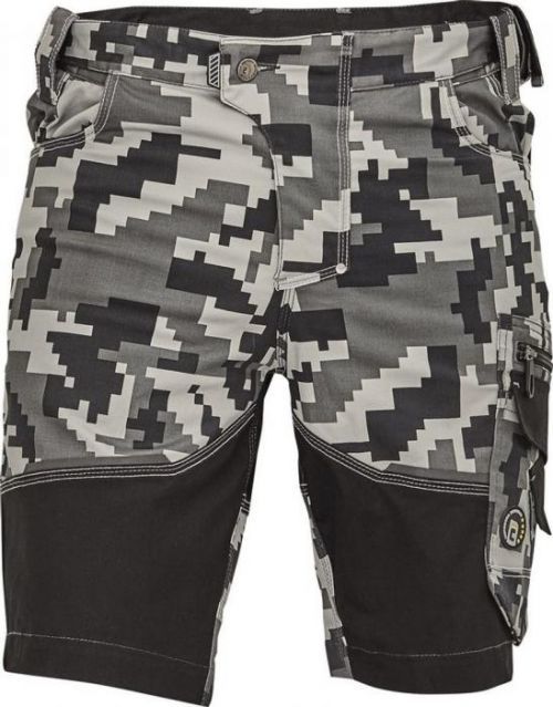 Červa Pánské kraťasy NEURUM CAMOUFLAGE - Antracit | 46