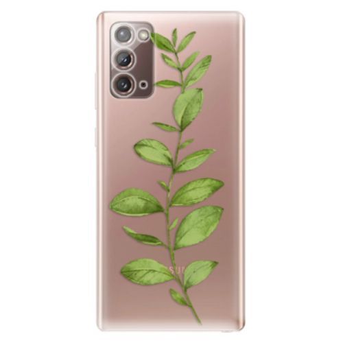 Odolné silikónové puzdro iSaprio - Green Plant 01 - Samsung Galaxy Note 20