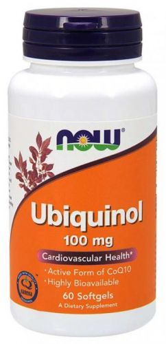 NOW Ubiquinol Kaneka 100 mg 60 softgel kapsúl