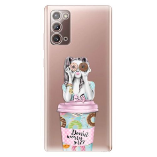 Odolné silikónové puzdro iSaprio - Donut Worry - Samsung Galaxy Note 20
