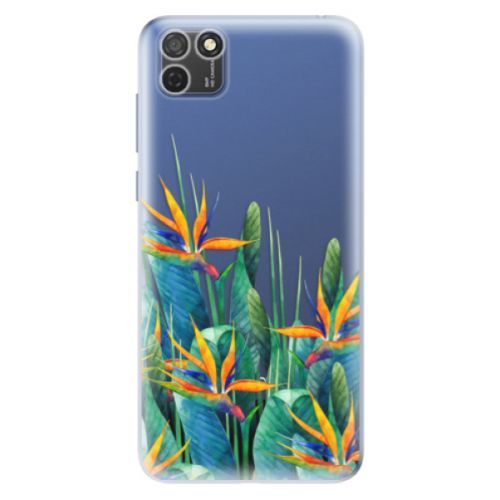 Odolné silikónové puzdro iSaprio - Exotic Flowers - Honor 9S