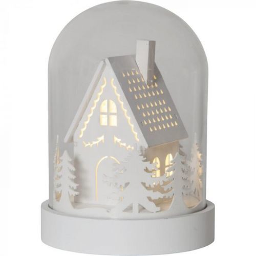 LED svetelná dekorácia Best Season kupolu House, výška 17,5 cm