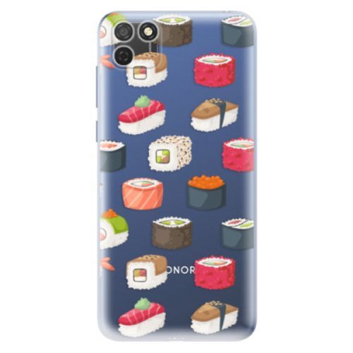 Odolné silikónové puzdro iSaprio - Sushi Pattern - Honor 9S
