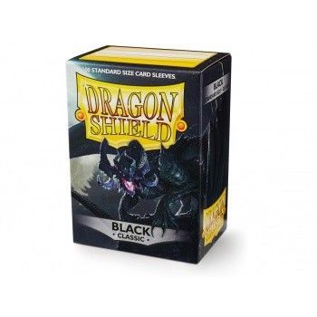 Dragon Shield Standard Sleeves - Black (100 sleeves)