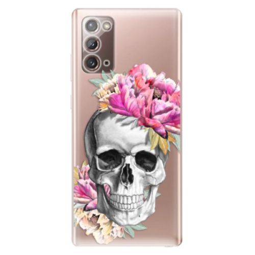Odolné silikónové puzdro iSaprio - Pretty Skull - Samsung Galaxy Note 20