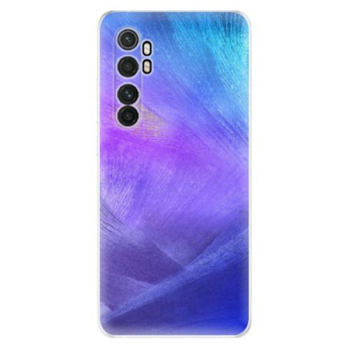 Odolné silikónové puzdro iSaprio - Purple Feathers - Xiaomi Mi Note 10 Lite