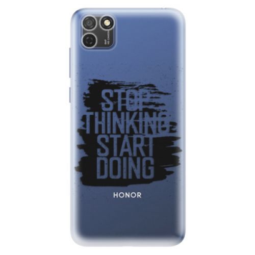 Odolné silikónové puzdro iSaprio - Start Doing - black - Honor 9S